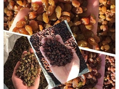 عرضه کننده انبوه کشمش پلویی عمده